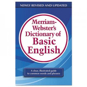 Merriam Webster Dictionary of Basic English, Paperback, 800 Pages MER7319 MER731-9