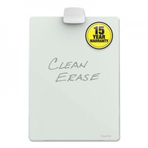 Quartet Glass Dry Erase Desktop Easel, 11 x 9, White QRTGDE119 GDE119
