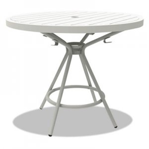 Safco CoGo Tables, Steel, Round, 36" Diameter x 29 1/2" High, White SAF4362WH 4362WH