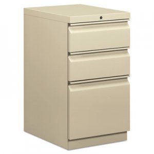 HON Mobile Pedestal File, Box/Box/File, 15 x 20 x 28, Putty BSXHBMP2BL HBMP2B.L