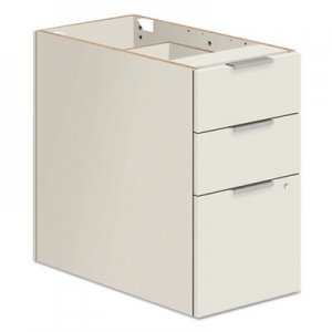HON Voi Box/Box/File Support Pedestal, 16w x 24d x 28 1/2h, Brilliant White HONVSP24XW HLSL2428B.WHIT.WHIT