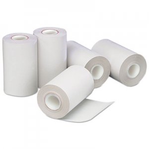 PM Company Direct Thermal Printing Thermal Paper Rolls, 2 1/4" x 55 ft, White, 50/Carton PMC05260 05260