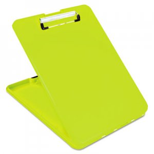 Saunders SlimMate Storage Clipboard, 1/2" Clip Cap, 8 1/2 x 11 Sheets, Hi-Vis Yellow SAU00573 00573