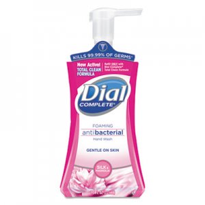 Dial Antibacterial Foaming Hand Wash, Silk and Magnolia, 7.5 oz Pump Bottle, 8/Carton DIA14299CT 14299CT