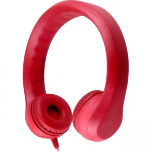 Hamilton Buhl Flex Phones Foam Headphones 3.5mm Plug Black KIDS-RED