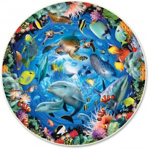 A Broader View Ocean View 500-piece Round Puzzle 383 ABW383