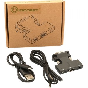 IO Crest HDMI 1.4B to VGA Adapter with Sound SY-ADA31063