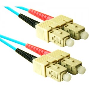 ENET Fiber Optic Duplex Patch Network Cable SC2-OM4-1M-ENC