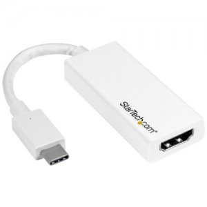 StarTech.com USB-C to HDMI Adapter - White - 4K 60Hz CDP2HD4K60W