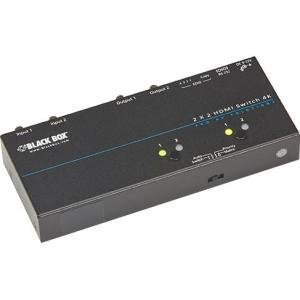 Black Box 4K HDMI Matrix Switch - 2 x 2 VSW-HDMI2X2-4K