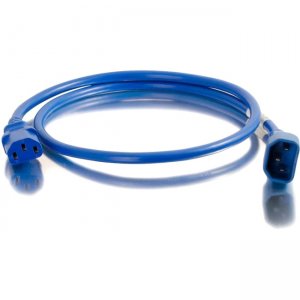 C2G 8ft 14AWG Power Cord (IEC320C14 to IEC320C13) - Blue 17558