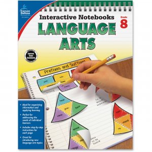 Carson-Dellosa Grade 8 Language Arts Interactive Notebook 104915 CDP104915
