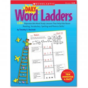 Scholastic Grade 1-2 Daily Word Ladders Workbook 0544194903 SHS0544194903