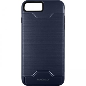 Macally Dual Layer Protective Case with Kickstand for iPhone 7 (Navy Blue) KSTANDP7MBL