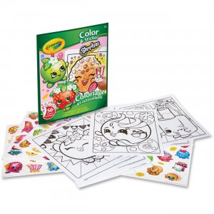 Crayola Shopkins Color/Sticker Book 045854 CYO045854