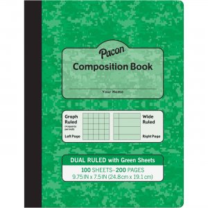 Pacon Dual Ruled Composition Book MMK37162 PACMMK37162