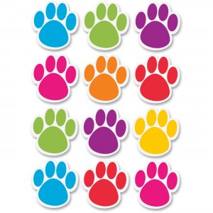 Ashley Dry Erase Paw-shaped Die-cut Magnets 10057 ASH10057