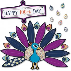 Carson-Dellosa You-Nique Happy 100th Day! Bulletin Board Set 110319 CDP110319