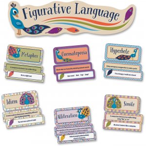 Carson-Dellosa You-Nique Figurative Language Mini Bulletin Board Set 110323 CDP110323