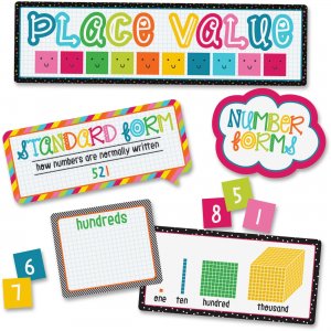 Carson-Dellosa School Pop Place Value Mini Bulletin Board Set 110331 CDP110331