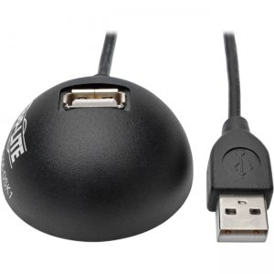 Tripp Lite 1-Port USB 2.0 Hi-Speed Desktop Extension Cable (M/F), 5 ft U024-005-DSK1