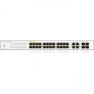 ZyXEL 24-port GbE Nebula Cloud Managed PoE Switch NSW100-28P