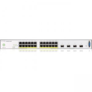 ZyXEL 24-port GbE Nebula Cloud Managed PoE Switch with 10GbE Uplink NSW200-28P