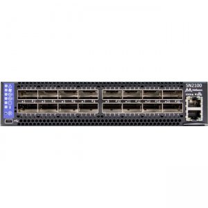Mellanox Half-Width 16-Port Non-Blocking 100GbE Open Ethernet Switch System MSN2100-BB2RC SN2100