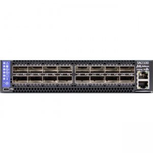 Mellanox Half-Width 16-Port Non-Blocking 100GbE Open Ethernet Switch System MSN2100-CB2RC SN2100