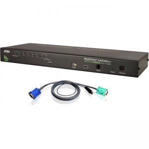 Aten 8-Port Combo (USB-PS/2) KVMP with 8-USB Cables CS1708AUKIT