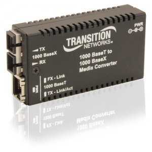 Transition Networks Mini Gigabit Ethernet Media Converter M/GE-T-SFP-01-NA M/GE-T-SFP-01
