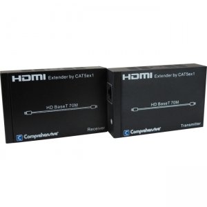 Comprehensive Pro AV/IT HDBaseT Extender over CAT5e/6/7 up to 230ft-Transmitter & Receiver CHE-HDBT200