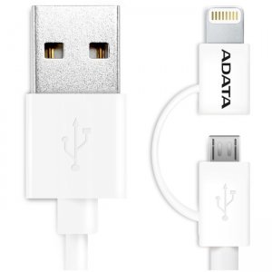 Adata Sync & Charge Lightning Cable AMFI2IN1-100CM-CWH