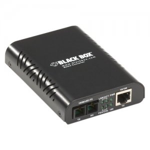 Black Box LinkGain 10/100BASE-TX to 100BASE-FX Media Converter, SC LBMC300-MMSC