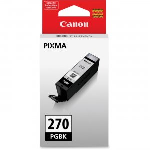 Canon Black Pigment Ink Cartridge PGI-270 PGBK CNMPGI270PGBK PGI-270
