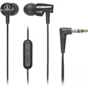 Audio-Technica SonicFuel In-ear Headphones with In-line Mic & Control ATH-CLR100ISBK ATH-CLR100is