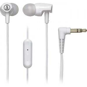 Audio-Technica SonicFuel In-ear Headphones with In-line Mic & Control ATH-CLR100ISWH ATH-CLR100is