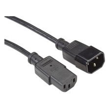 Black Box Extension Power Cord, IEC C13 to IEC C14, 2-ft. (0.6-m) EPXR25
