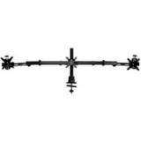 Ergotech Triple Monitor Desk Stand w/Telescoping Wings 100-G16-B03-TW