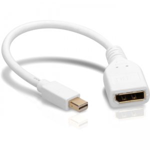SIIG mDP to DisplayPort 4K Adapter - White CB-DP1L22-S1