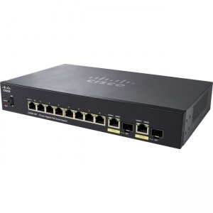 Cisco 10-Port Gigabit PoE Smart Switch SG250-10P-K9-NA SG250-10P