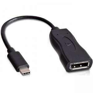 V7 USB-C male to Displayport Female Adapter Black V7UCDP-BLK-1N