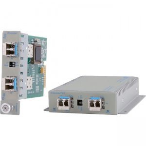 Omnitron Systems SFP to SFP Protocol-Transparent Media Converter and WDM Transponder 8699-0-DW 8699-0-xx