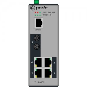 Perle IDS-205F - Managed Industrial Ethernet Switch with Fiber 07012140 IDS-205F-TSD120