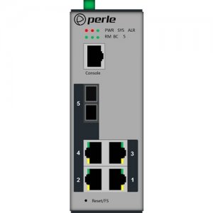 Perle IDS-205G - Managed Industrial Ethernet Switch with Fiber 07012770 IDS-205G-CSS10U