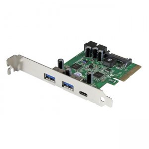 StarTech.com 5-Port USB 3.1 (10Gbps) Combo Card - 1x USB-C, 2x USB-A + 2x IDC (5Gbps) PEXUSB312EIC