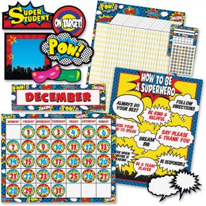 Teacher Created Resources Superhero Theme Deco Set 9666 TCR9666