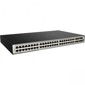 D-Link 52-Port Layer 3 Stackable Managed Gigabit Switch including 4 10GbE Ports DGS-3630-52TC/SI DGS-3630
