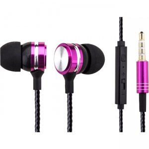 MYEPADS Metal Earphones with Remote and Mic WZ-10- PNK WZ-10