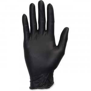 Safety Zone Powder Free Black Nitrile Gloves GNEP-LG-K SZNGNEPLGK